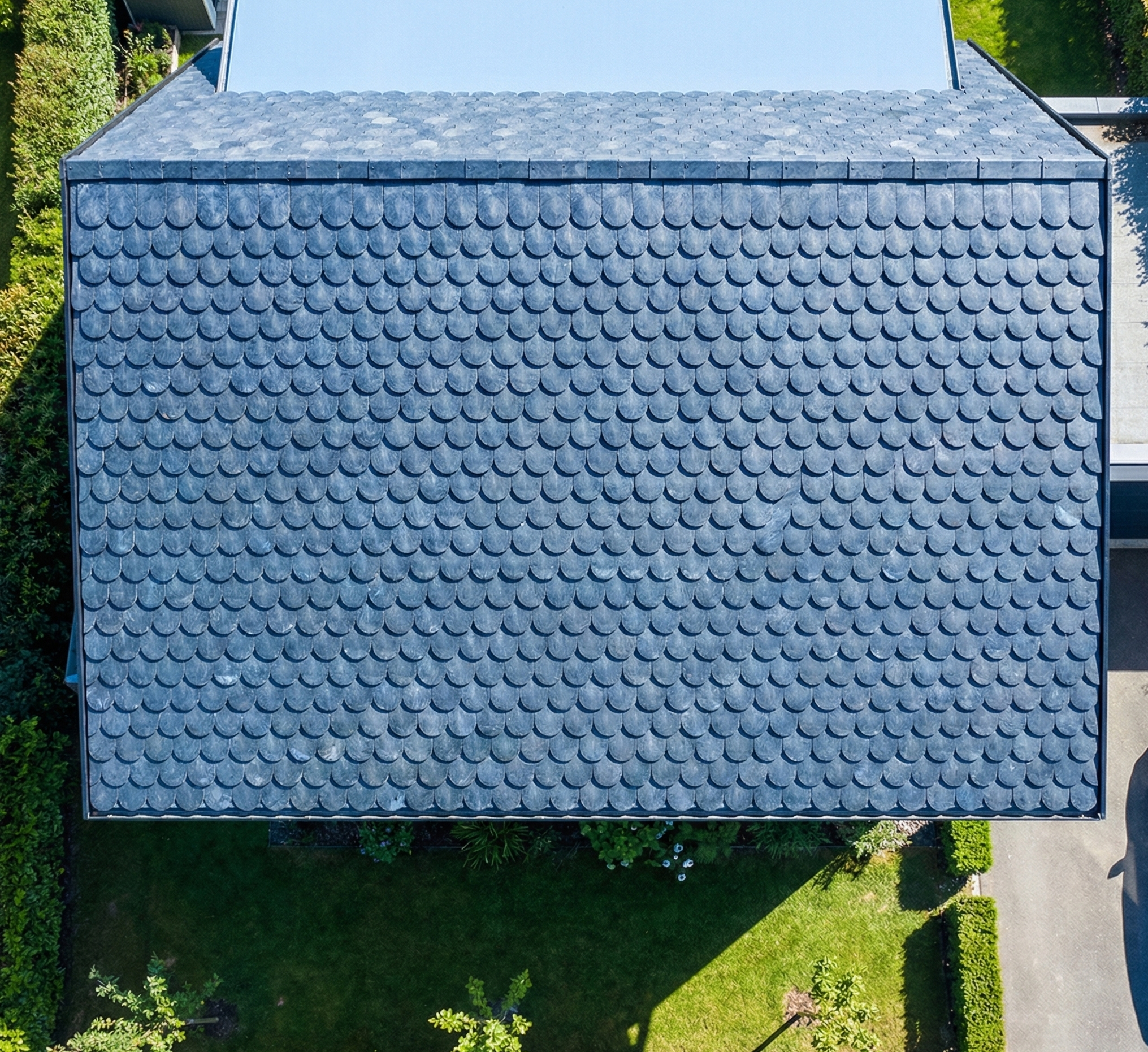 KASTON tiles installed - aerial view