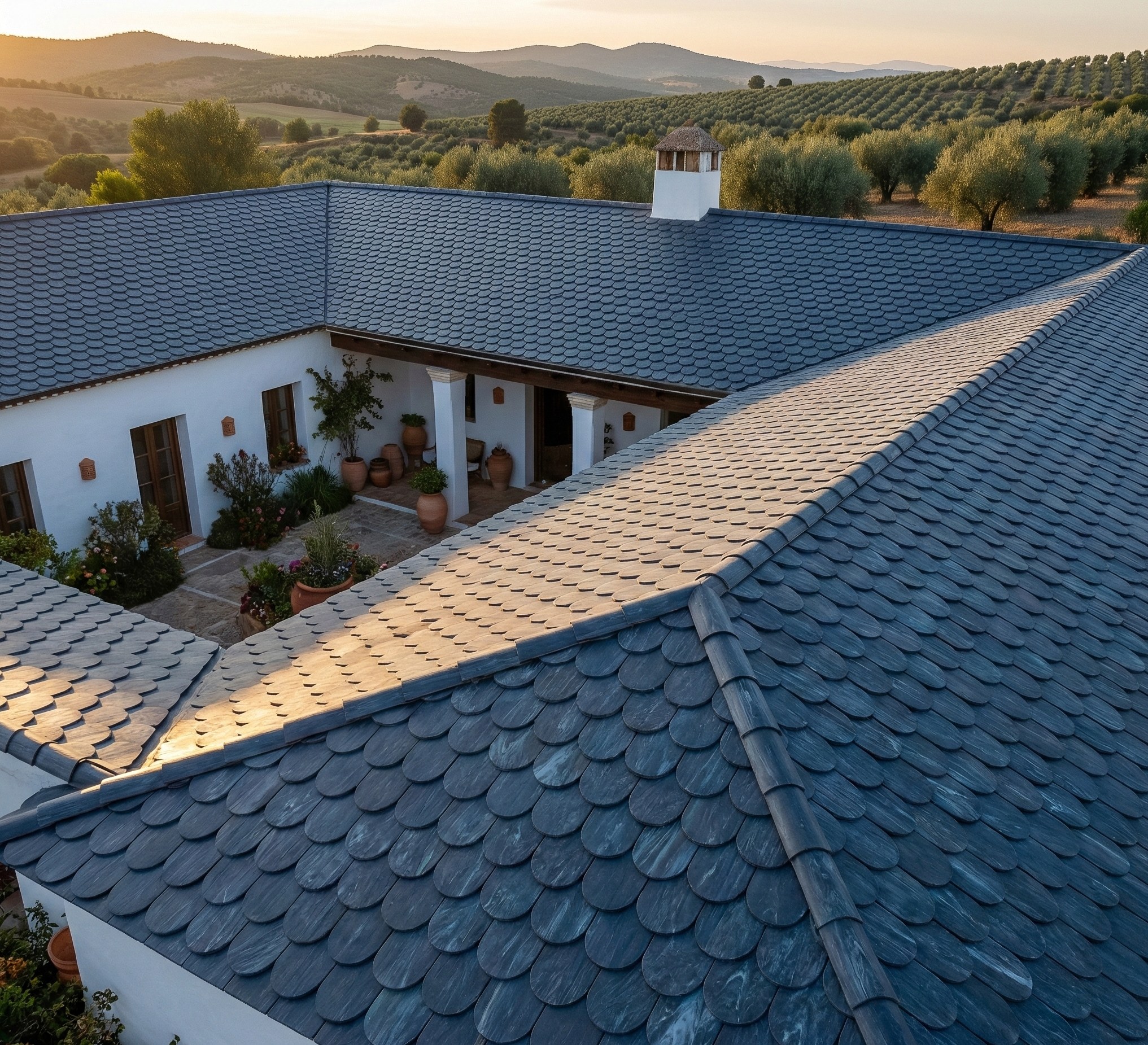 KASTON tiles installed - countryside